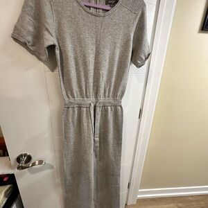 Primark Light Gray Midi Dress